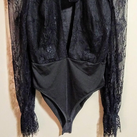 Naughty Gal | Plunging Neckline Bodysuit - Picture 2 of 3